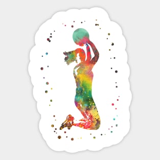 Basketball girl Sticker